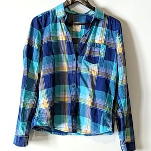 Hollister Plaid Button Up
